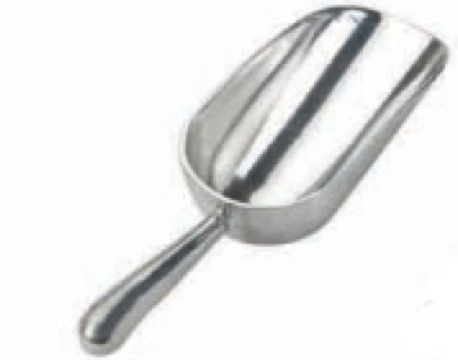 Round Bottom Aluminium Scoop