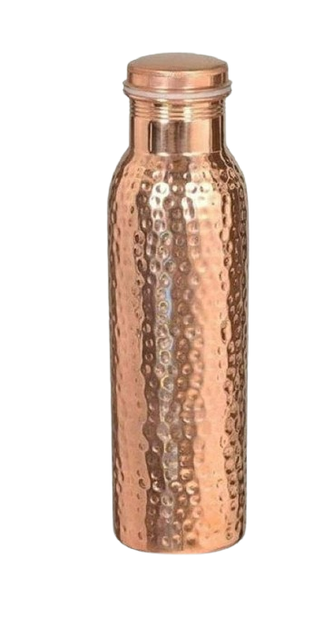 Copper Hammered Bottle