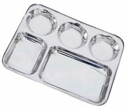 Rect. 5 Compartment Tray