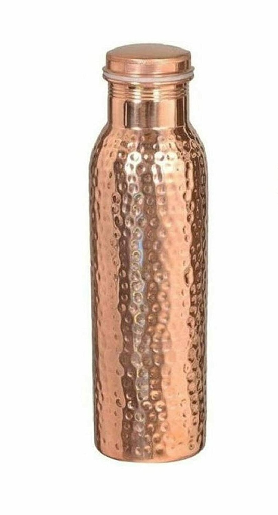 Copper Hammered Water Bottle