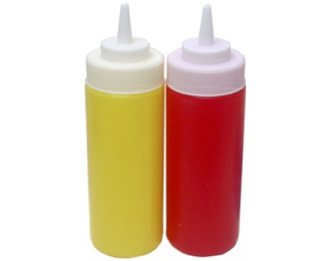 2Pc Sauce Bottle Set