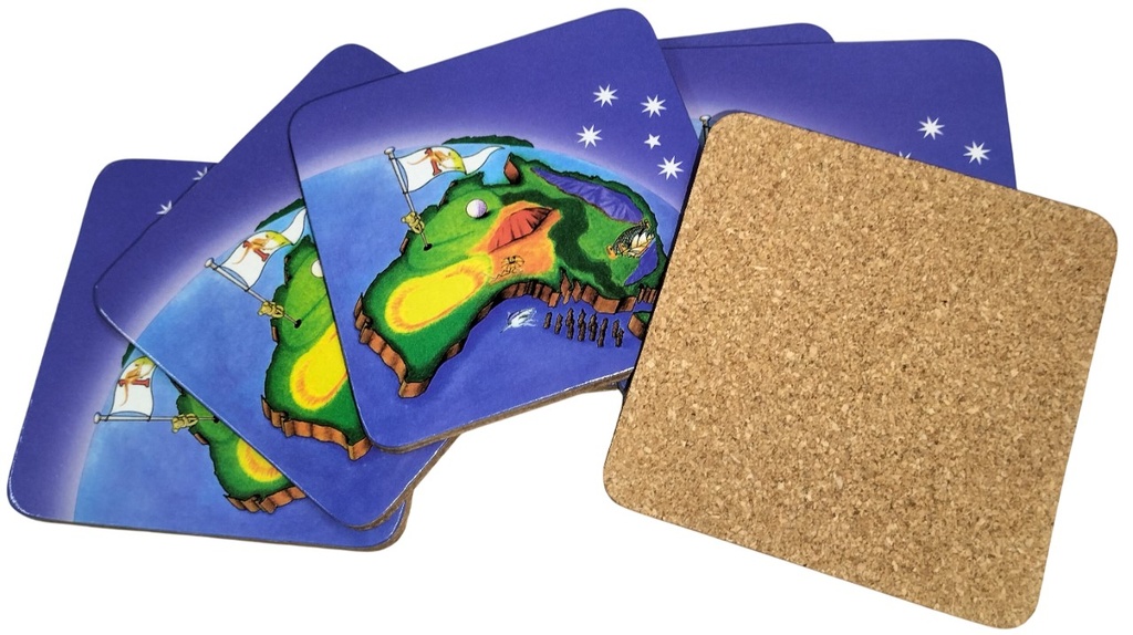 Cork 6Pc Coaster Set