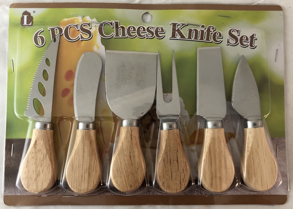 6Pc Cheese Knife Set