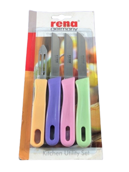 4Pc Rena Knife Peeler