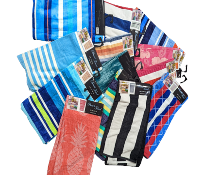  90/100x180cm Velour Beach Towel