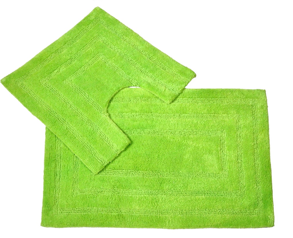 Spa Collection 2Pc Bath Mats 100% Cotton
