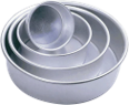 Al. Round Baking Tray Deep 7.5cm