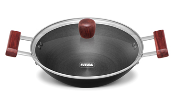 Futura Ha Deep Fry Pan Glass Lid
