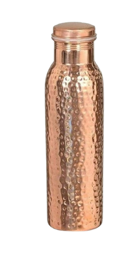 [6319] Copper Hammered Bottle