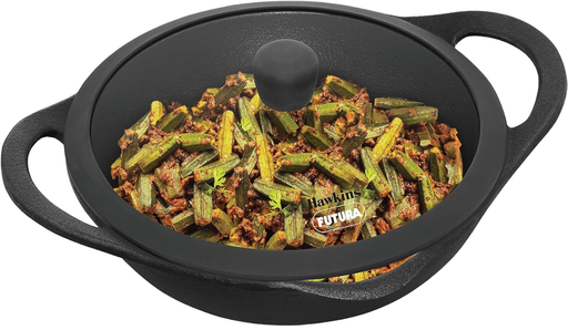 [CIF24G] Futura Cast Iron Pan G\Lid & Spout