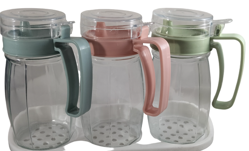 [2061]  3pc Oil Bottle Set 