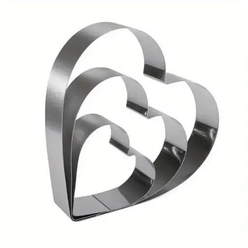 [3079] 3Pc Heart Cookie Cutter