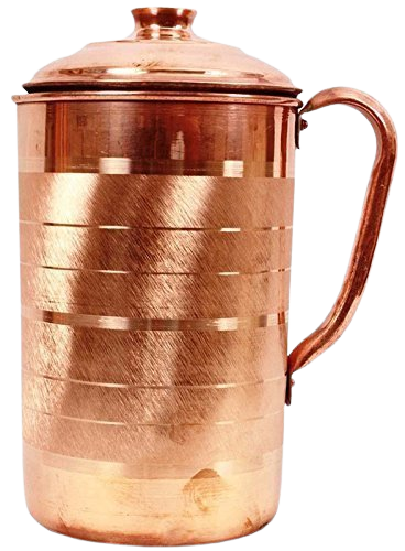 [6310] Copper Hammered Jug #6