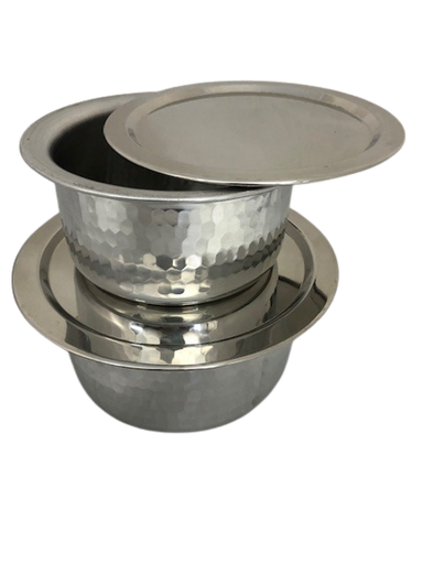 [6505S] 9 Pcs Aluminium Tops Ss\Lid No.10-18