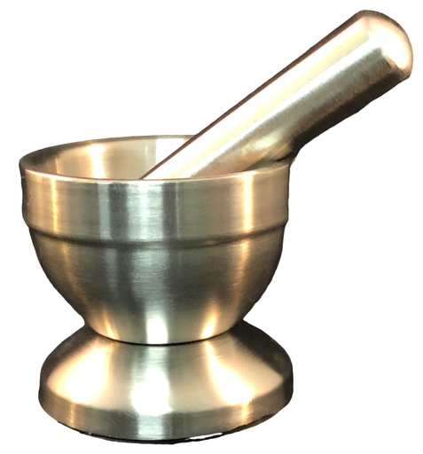[7129] S/Steel Mortar N Pestal