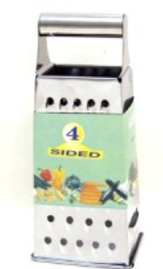 [7286] 4 Sided Grater With Pipe Handle
