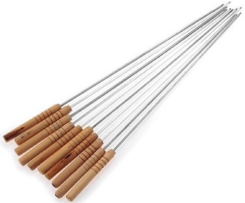 [7542] 12Pc Bbq Skewers 40cm
