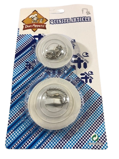 [7598] 2Pc Sink Plug Set