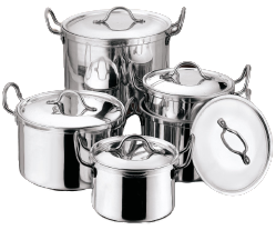 [9028] Aluminium Casserole 5pc Set