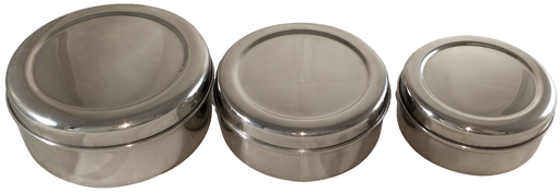 [7231-2-3] Round Container 3 pc Set