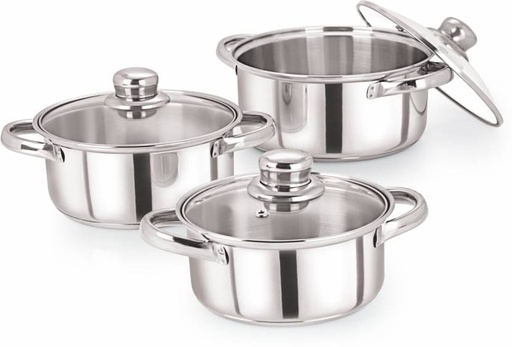 [7020] 3pc Casserole Set