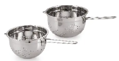 [7093] Round Deep Strainer 20cm S/Steel